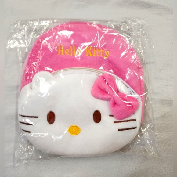 NWT Hello Kitty Soft Plush Mini Backpack Purse - Picture 1 of 8
